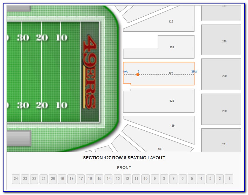 Levi Stadium Seating Chart Bts