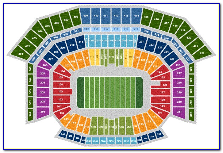 Levi's Stadium Seating Map Concert