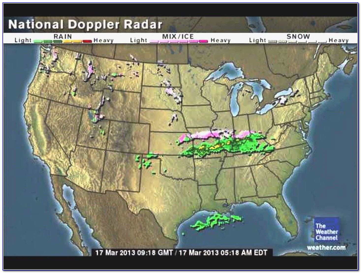 Live Weather Radar Map Usa