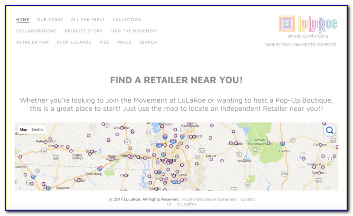 Lularoe Retailer Map