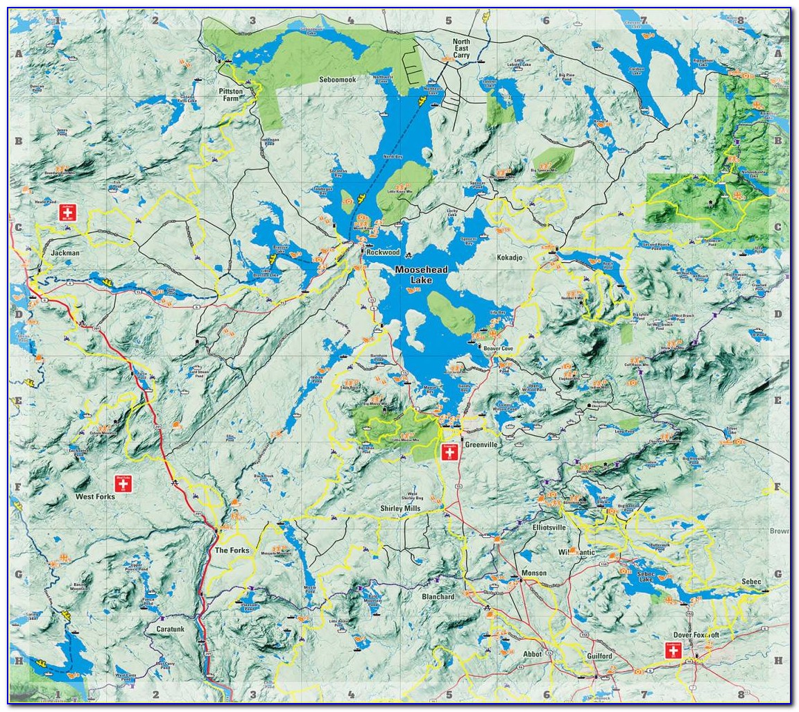 Maine Snowmobile Trail Map App