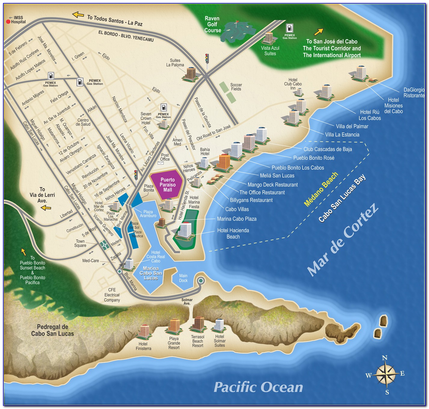 Map Of Oceanfront Hotels In Ocean City Md