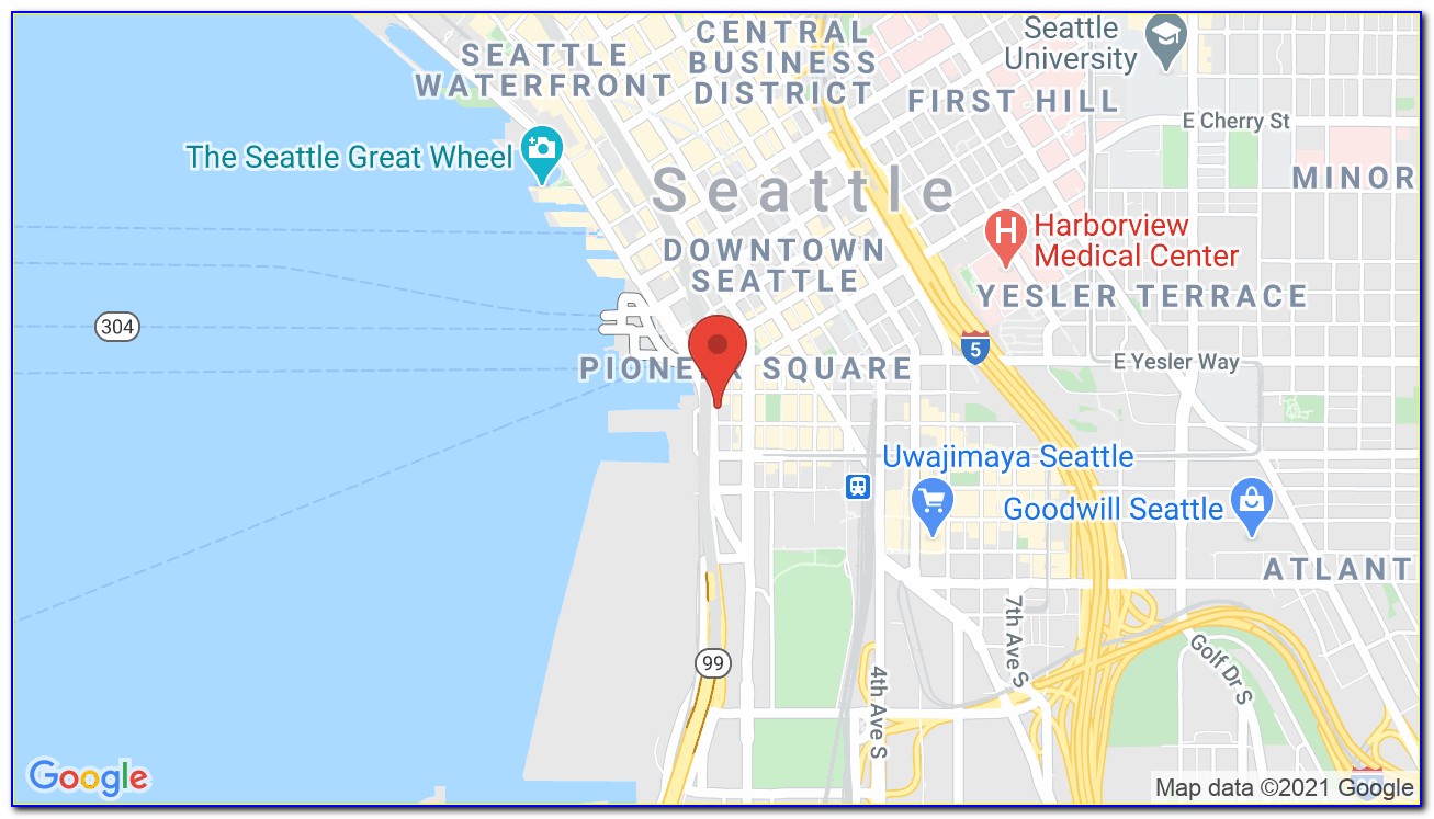 Map Of Seattle Waterfront Hotels