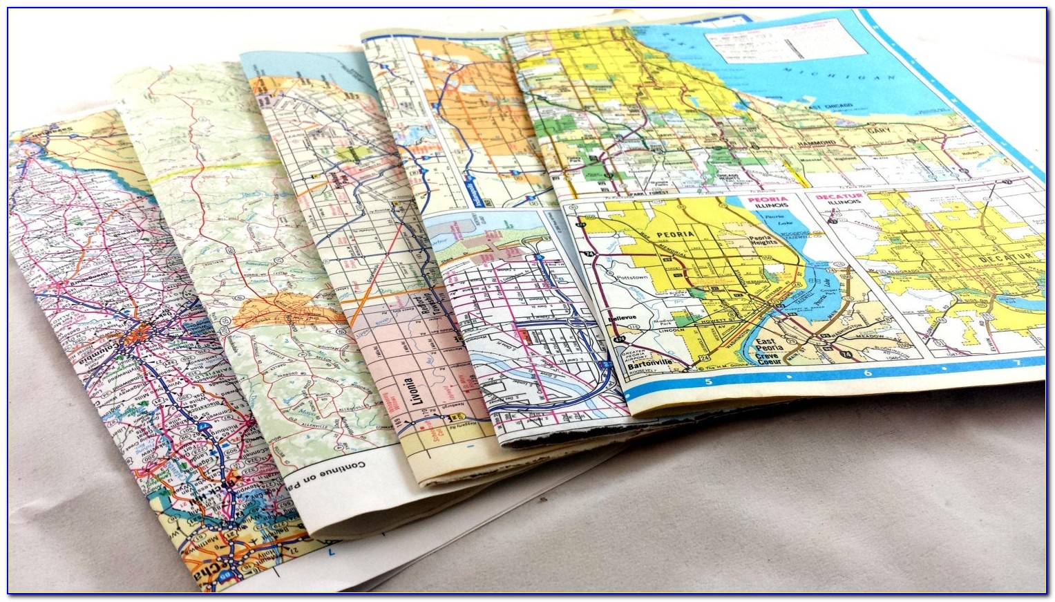 Map Wrapping Paper Uk