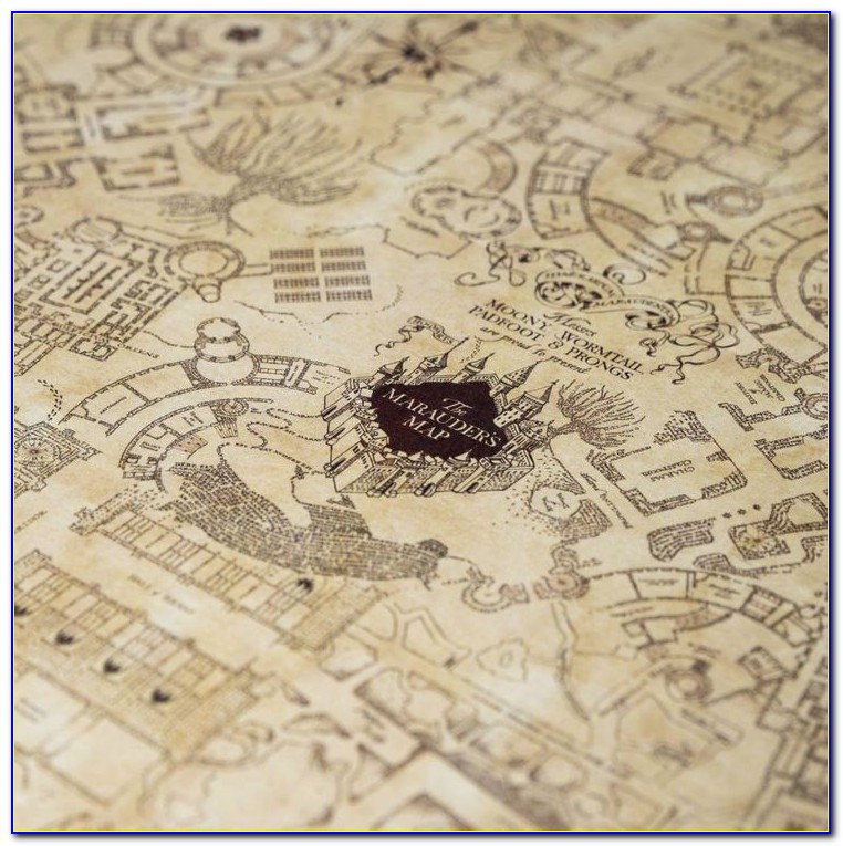 Marauders Map Wrapping Paper