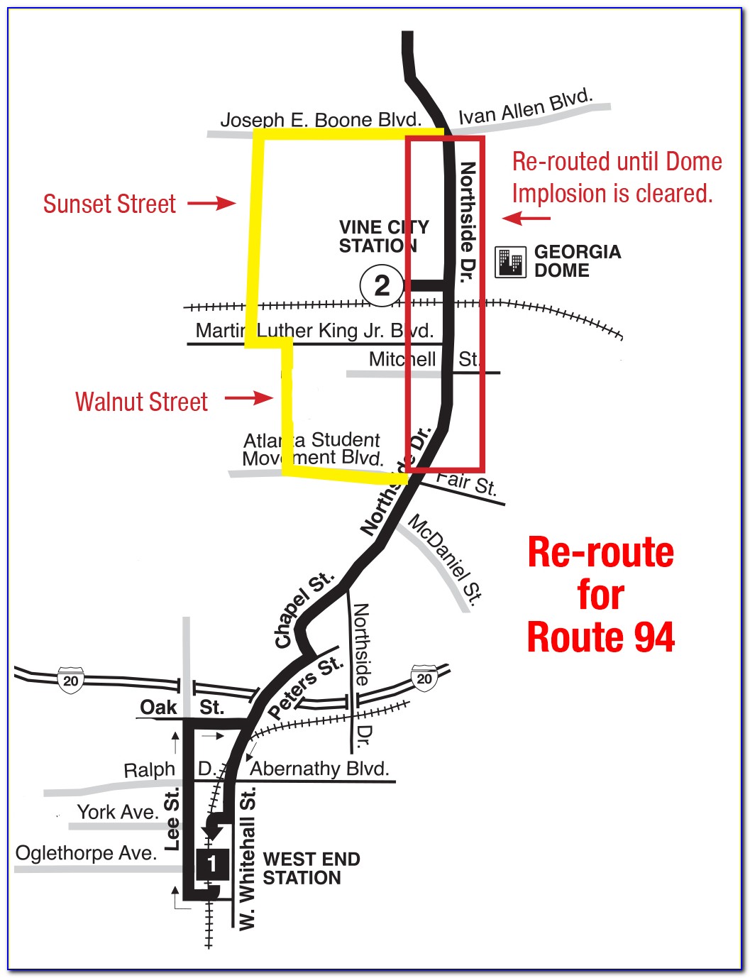 Marta Bus Map 12