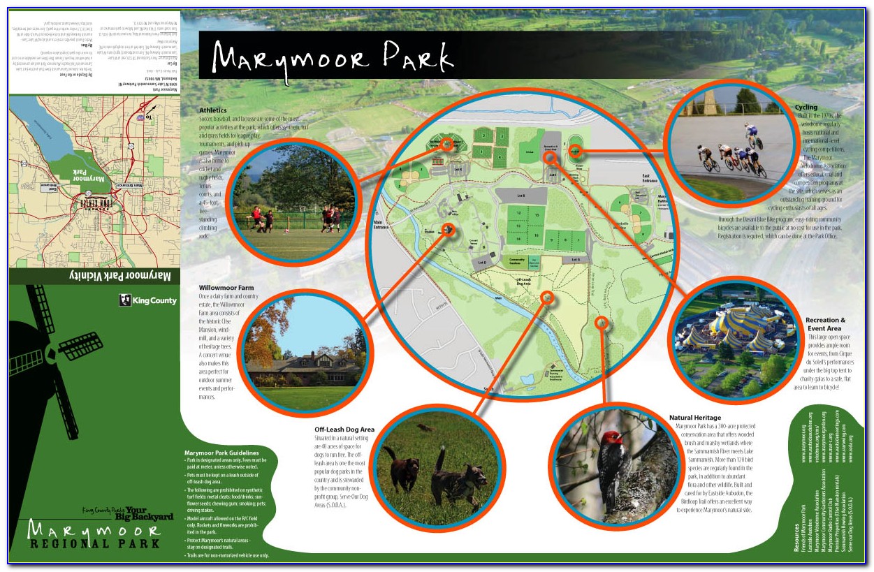 Marymoor Park Field Map