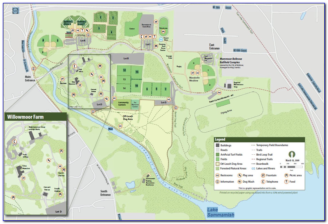 Marymoor Park Map