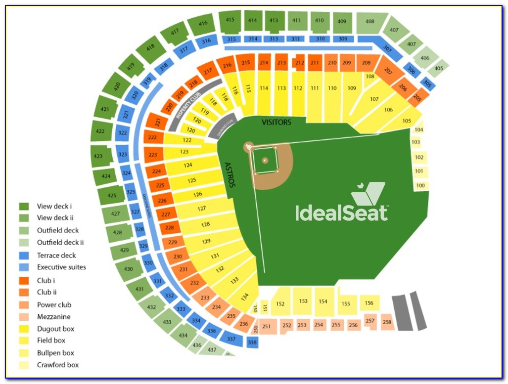 Minute Maid Park 3d Seating Map