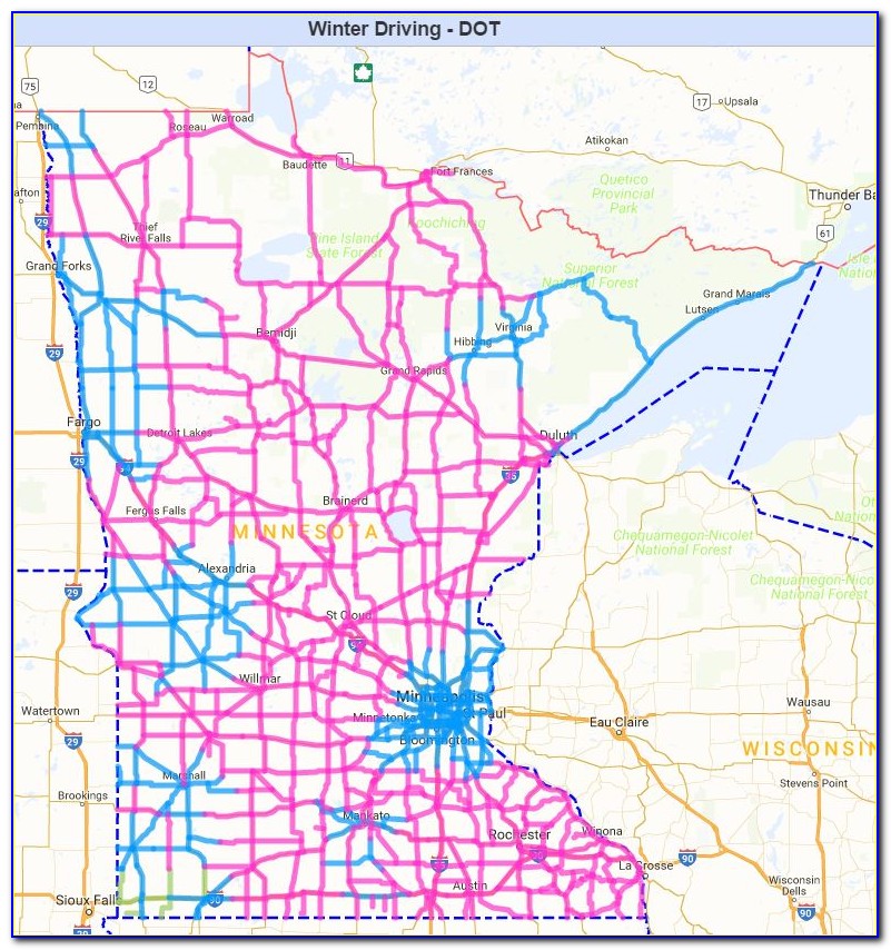 Mndot Traffic Map Minneapolis
