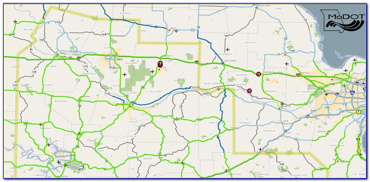 Modot Road Conditions Map Snow