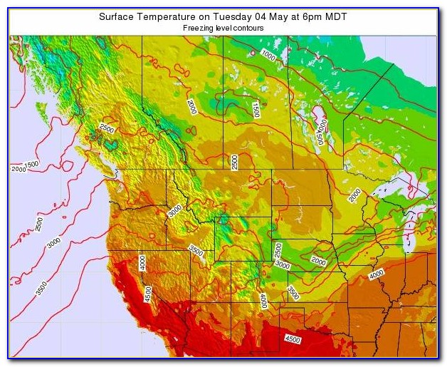 Montana Weather Stations Map
