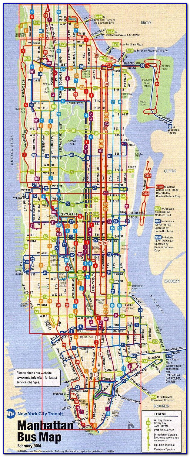 Mta Bus Map Manhattan M101