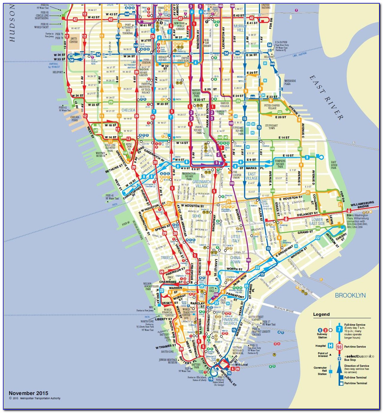 Mta Express Bus Map Manhattan To Bronx