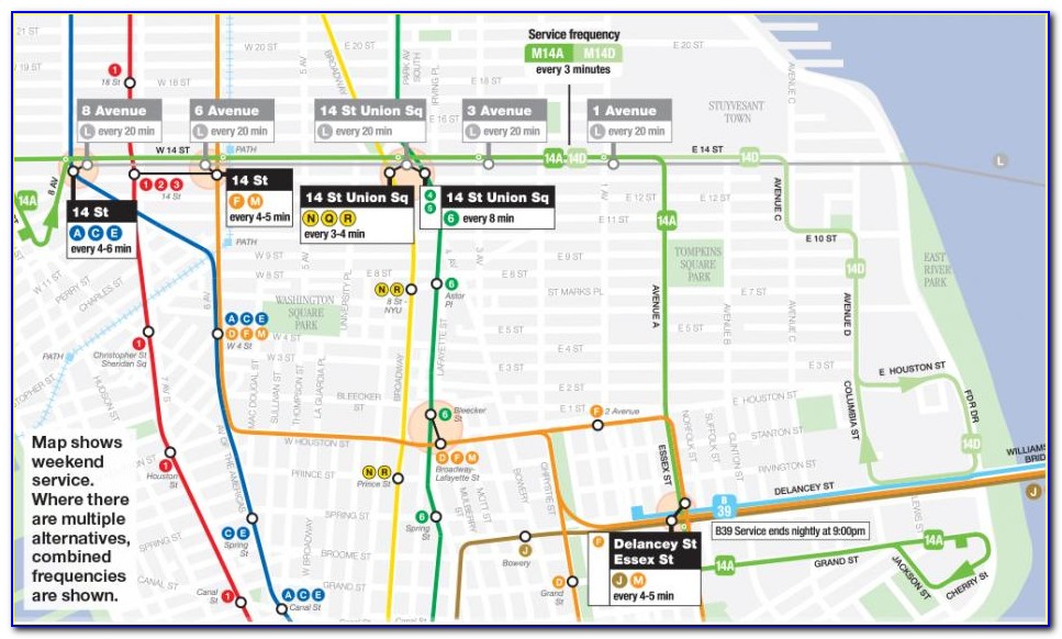 Mta Manhattan Bus Map 2009