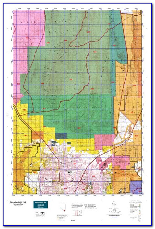 Nevada Hunt Unit 161 164 Map