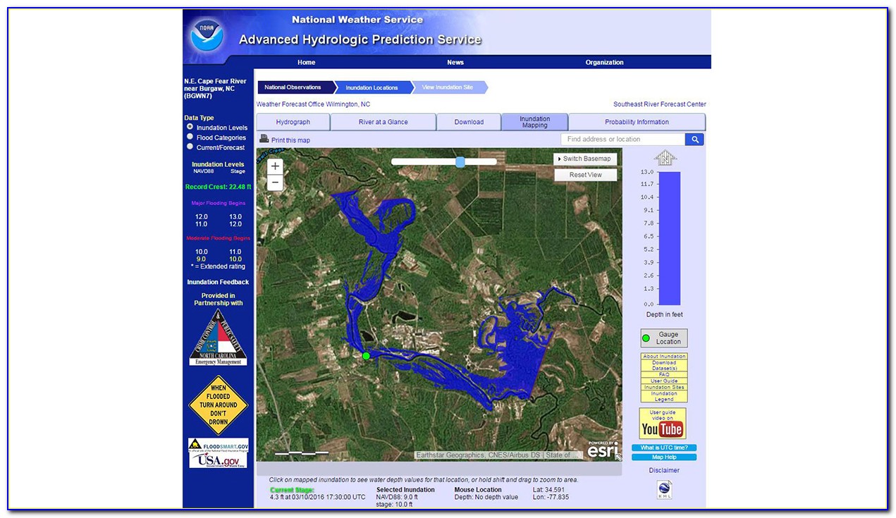 Noaa Harvey Flood Map