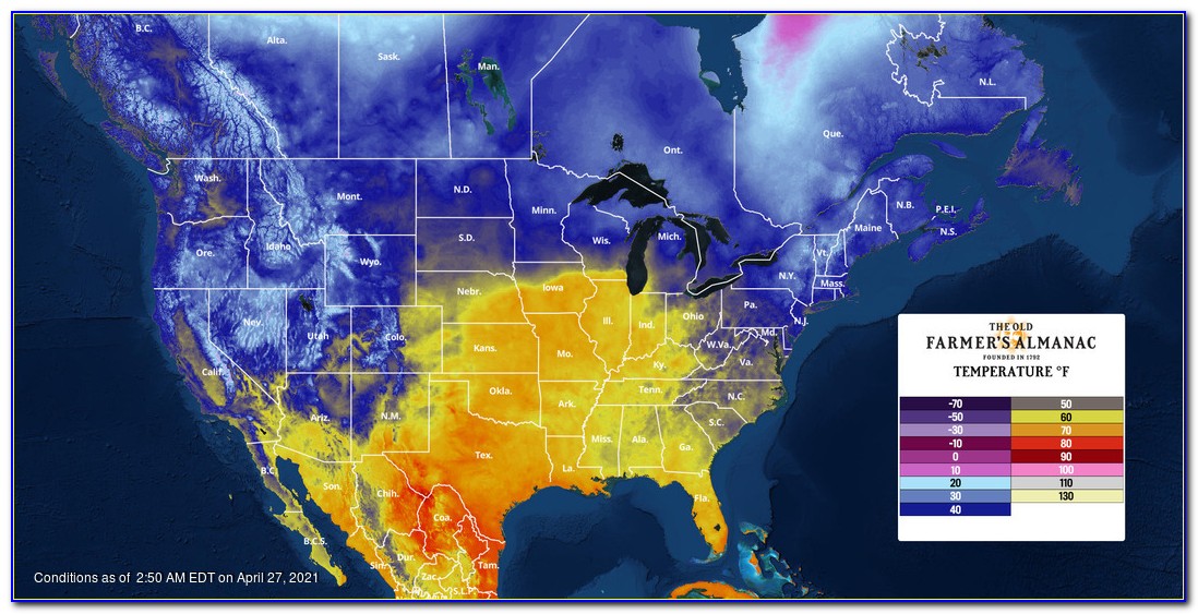 North America Weather Map Live