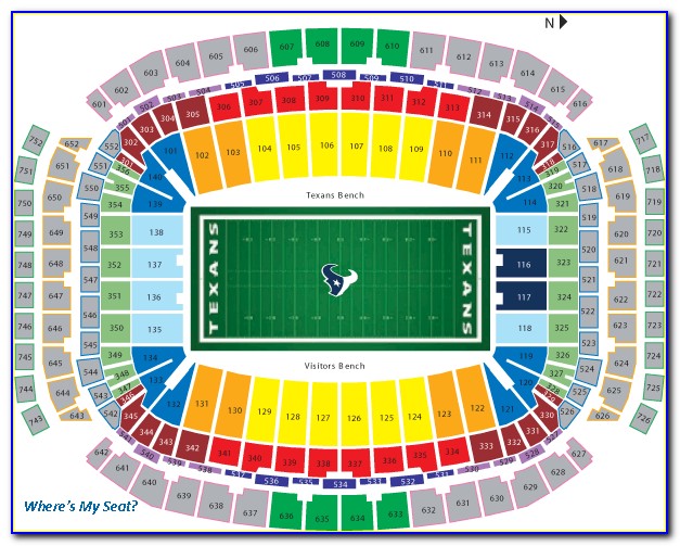 Nrg Stadium Seating Chart Texas Bowl