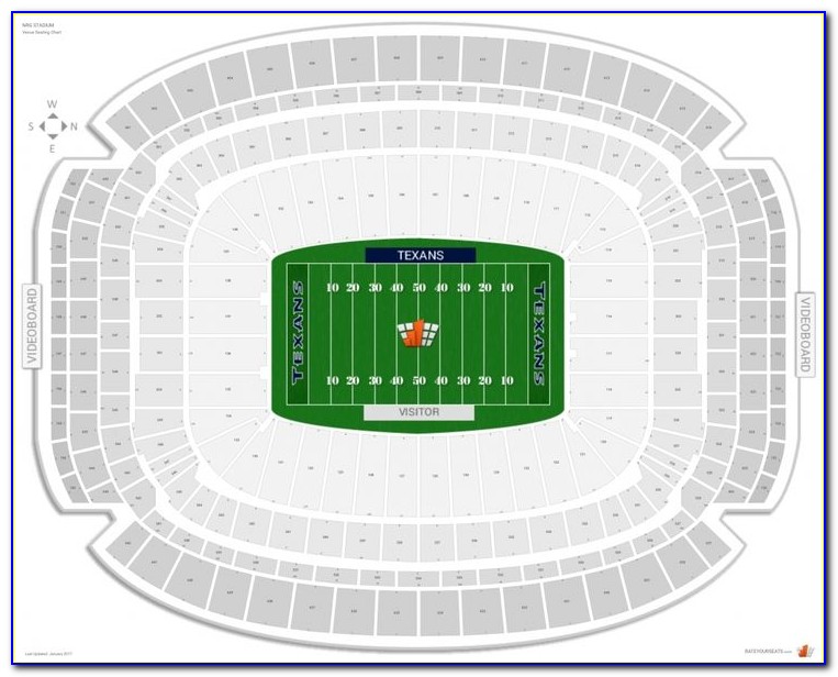 Nrg Stadium Seating Map With Rows