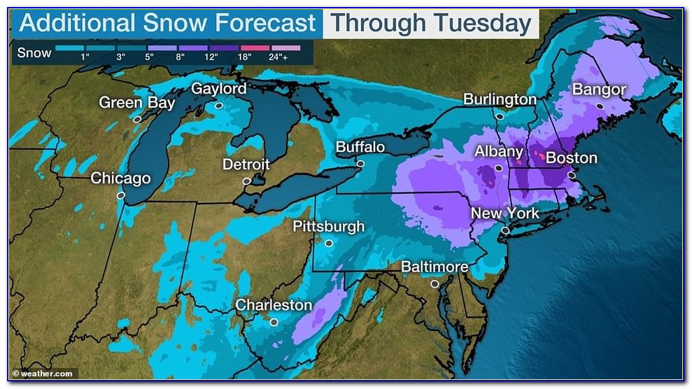 Nyc Weather Snow Map