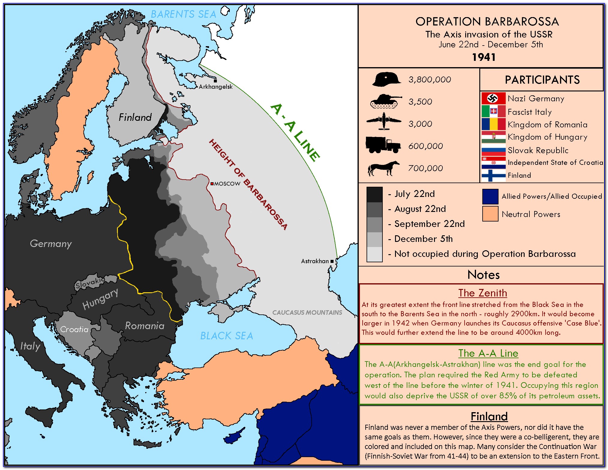 Operation Barbarossa Map