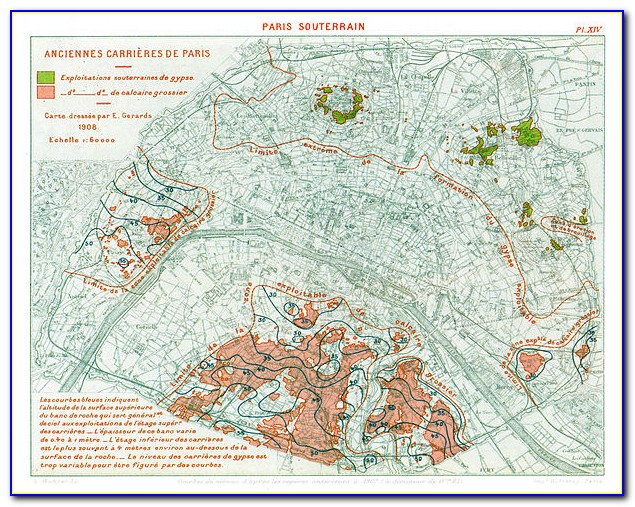 Paris Catacombs Map Overlay