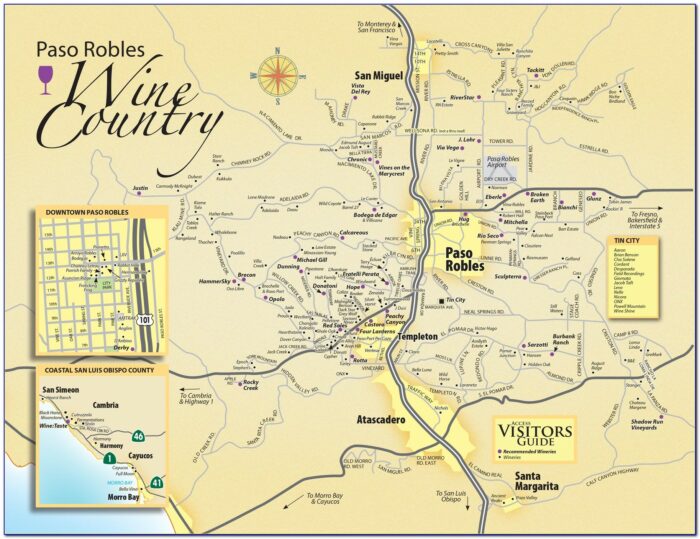 Paso Robles Winery Map 2020