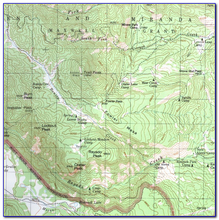 Philmont Scout Ranch Boundary Map