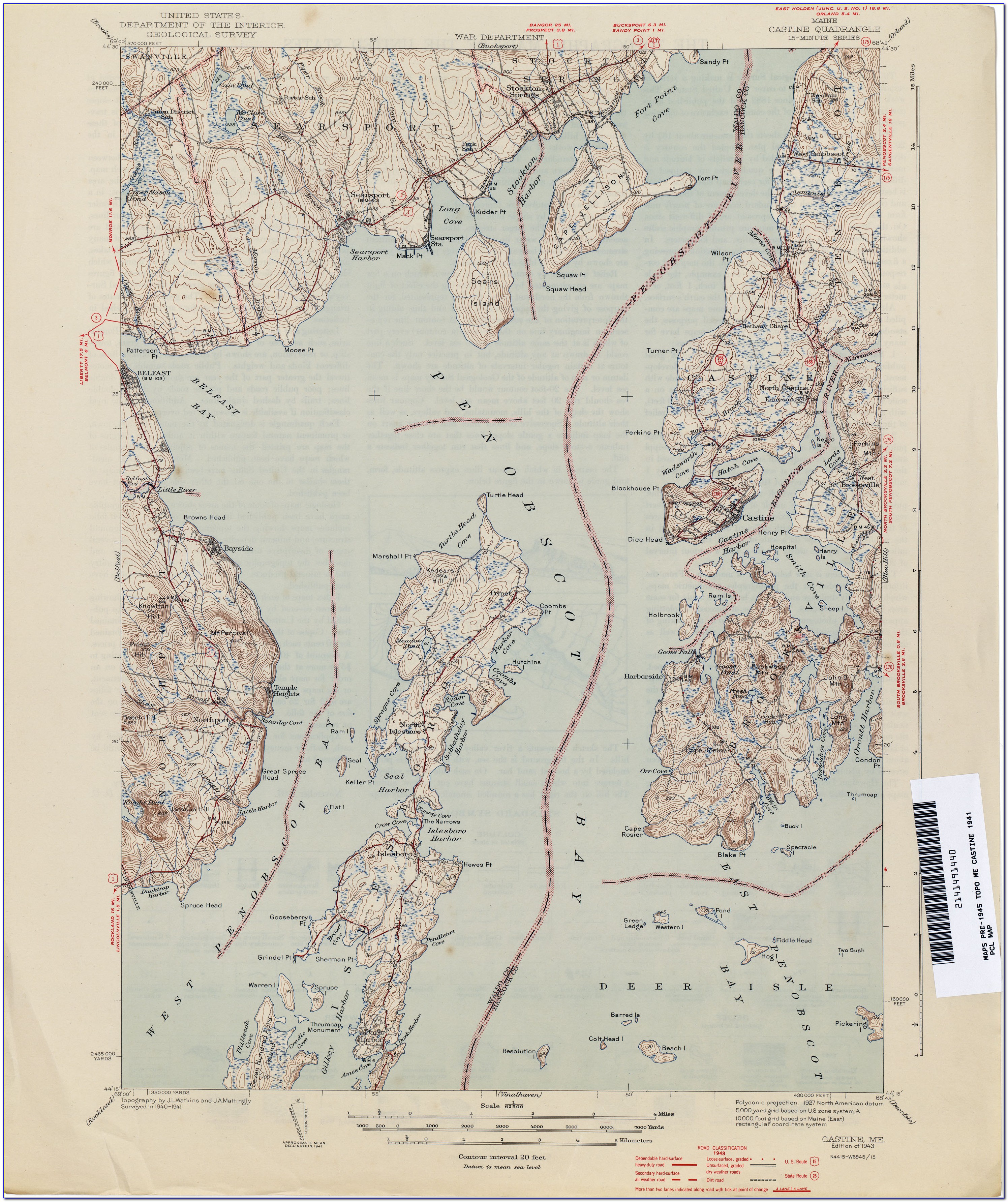 Portland Maine Topographic Map