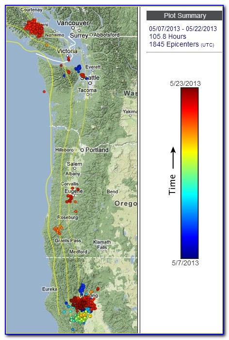 Real Time Earthquake Map Usgs