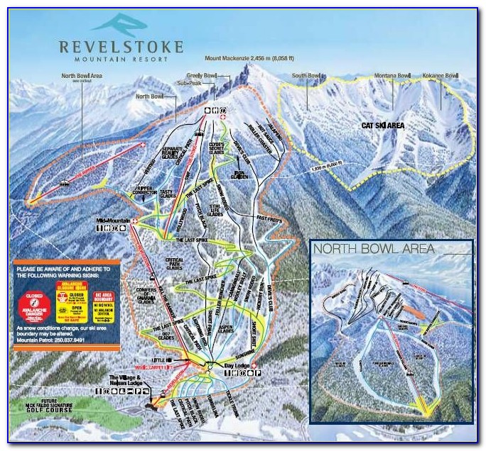 Revelstoke Hiking Trail Map