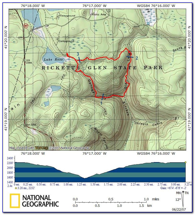 Ricketts Glen State Park Directions