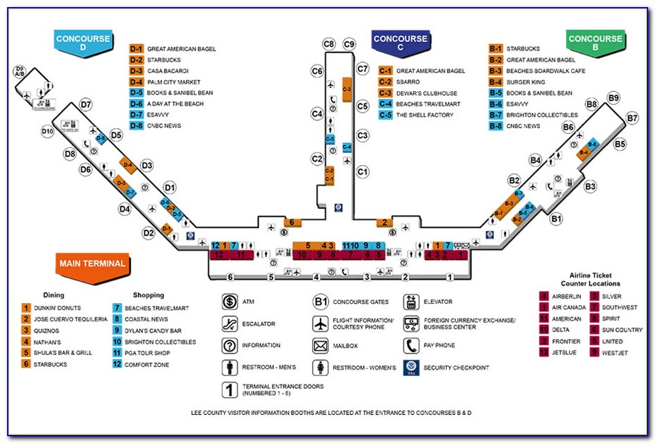 Rsw Airport Layout Plan