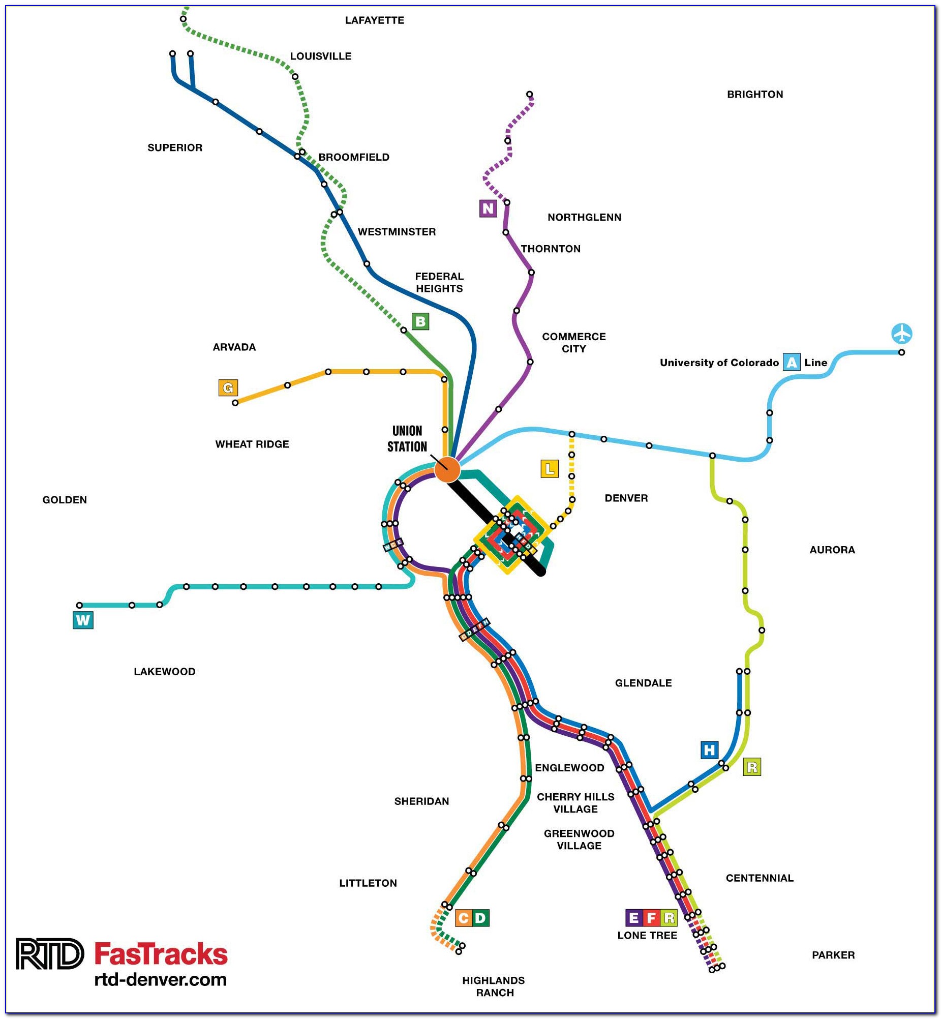 Rtd Bus Map 6