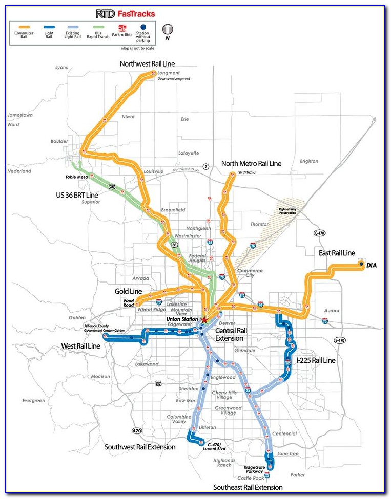 Rtd Bus Routes Boulder Map