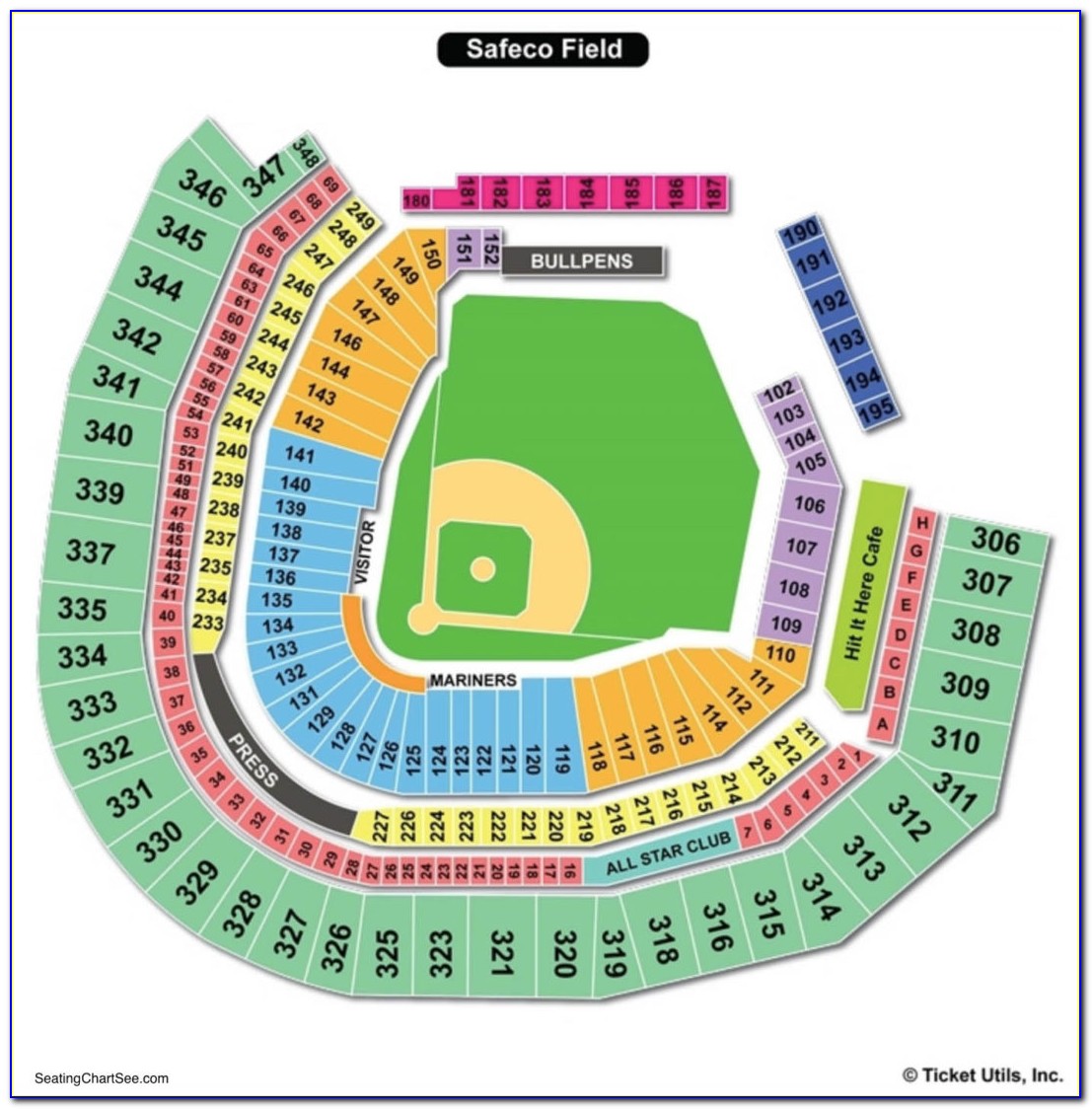Safeco Field Seating Map