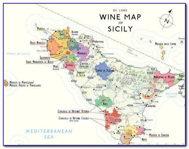 Sambuca Sicily Italy Map