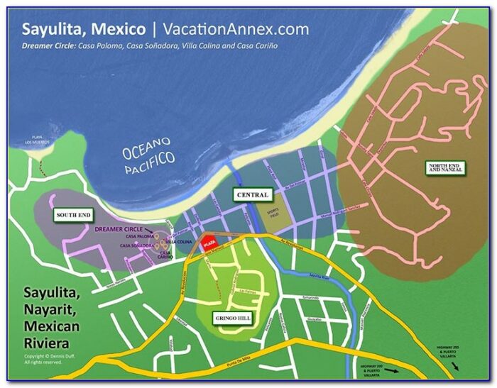 Sayulita Mexico Mapa