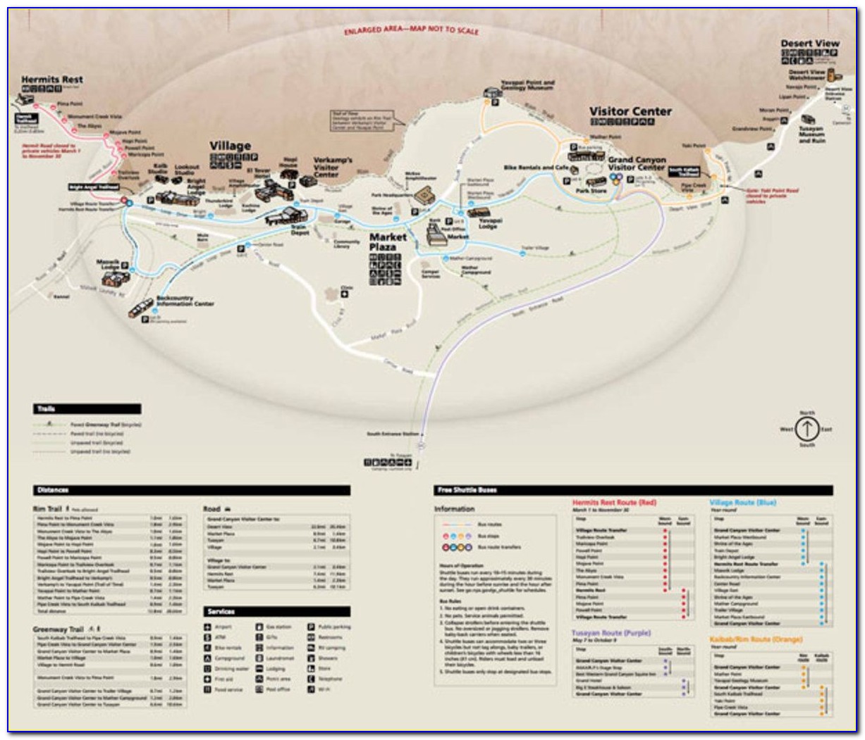 Sedona Airport Mesa Vortex Map