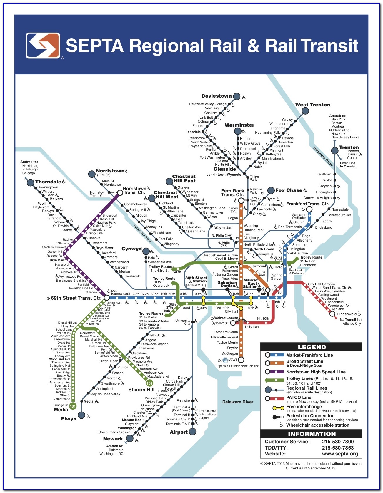 Septa Live Train Map