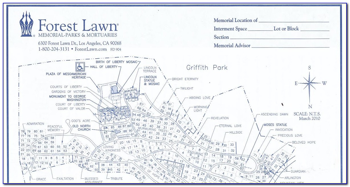 Shannon Rose Hill Cemetery Map