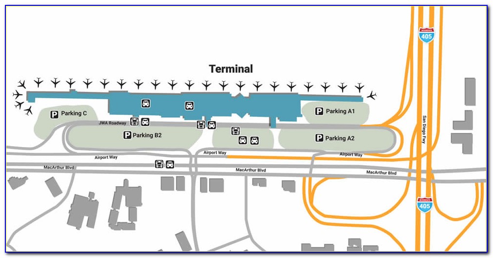 Sna Airport Parking Map