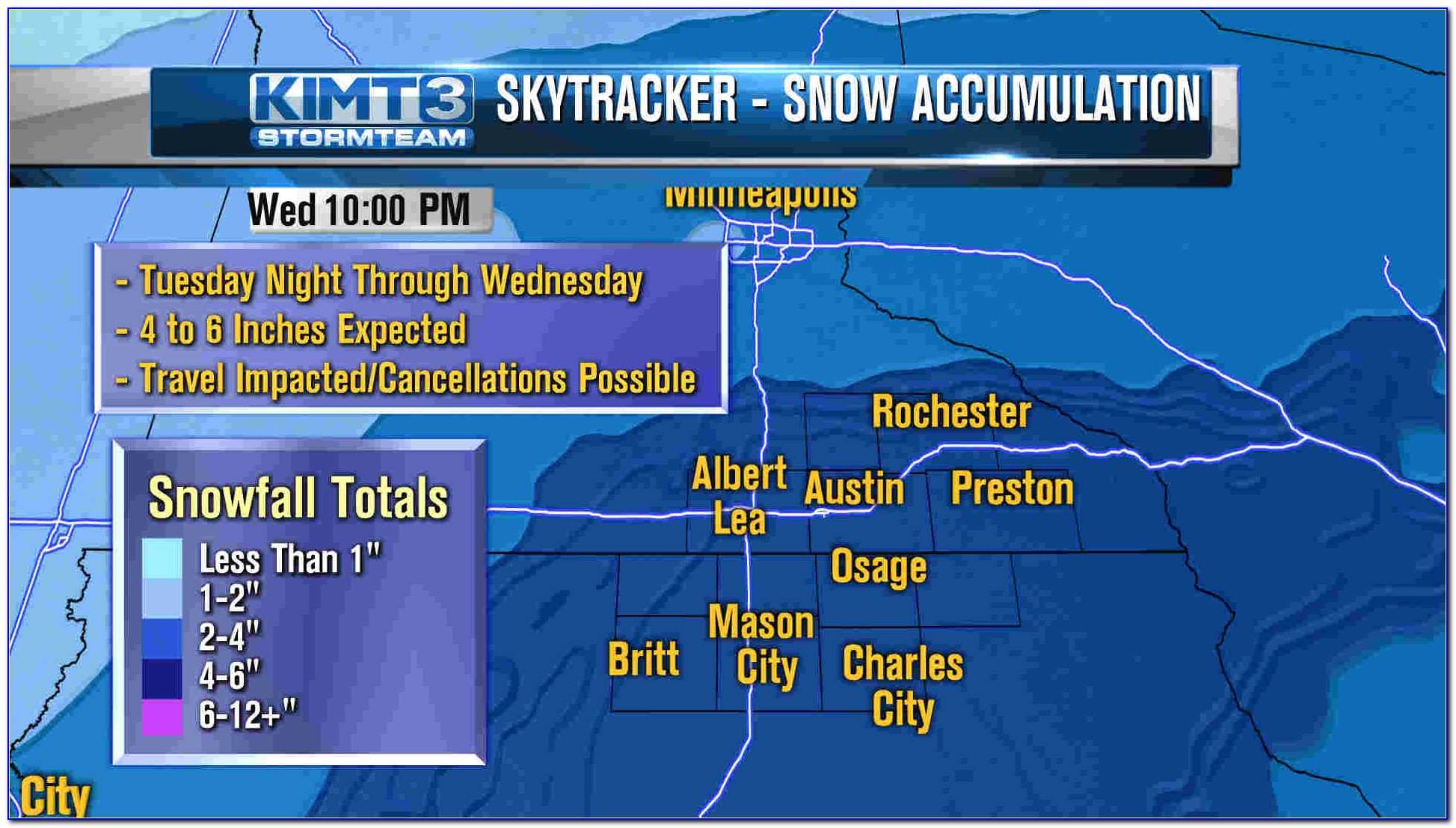 Snow Accumulation Forecast Map Mn