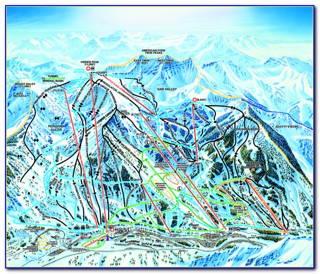 Snowbird Ski Resort Map