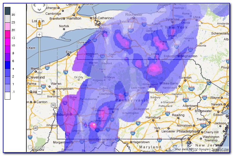 Snowfall Totals Map Maryland