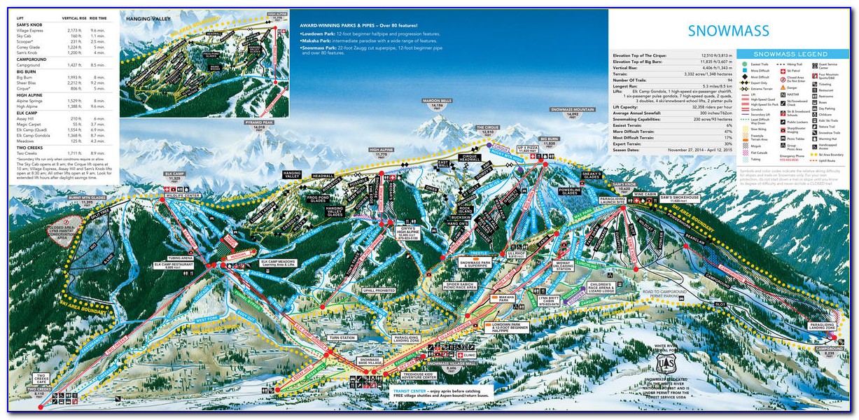 Snowmass Trail Map Puzzle