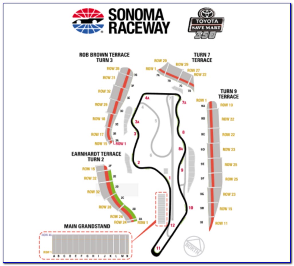 Sonoma Speedway Map