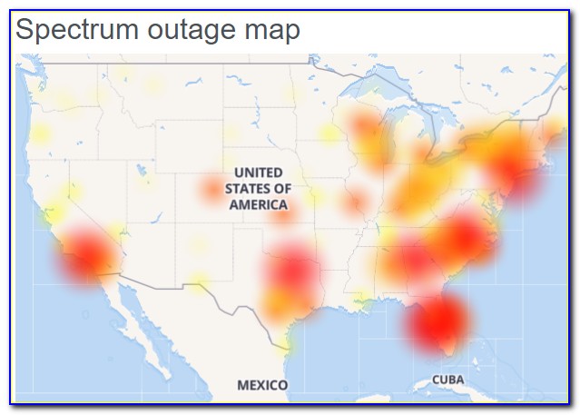 Spectrum Internet Outage Map San Diego