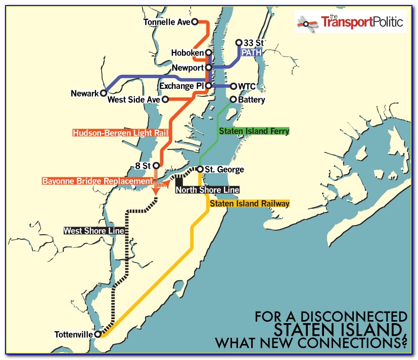Staten Island Bus Map 2017